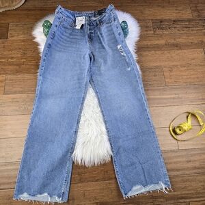 American Eagle High Rise Strigid Curvy Stovepipe Jeans 10 Long